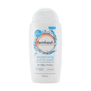 英國FEMFRESH芳芯 女性私處洗護 清新活力型 250ml