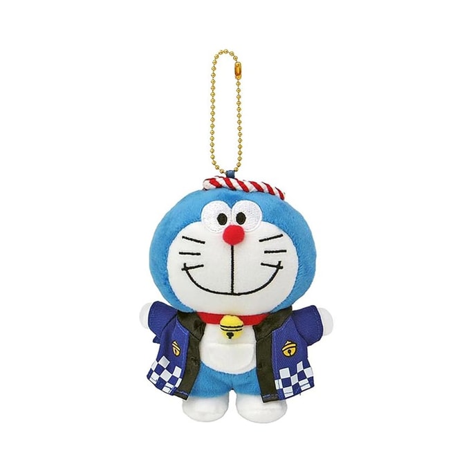 【日本直郵】哆啦A夢毛絨掛飾 藍色 約12cm