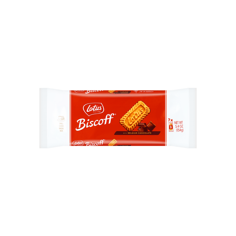 Lotus Biscoff Cookies with Belgian Chocolate - 5.4 oz