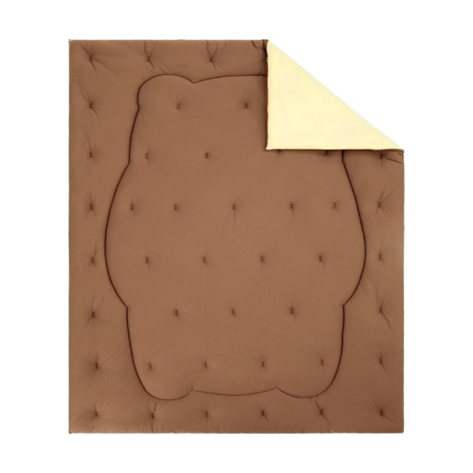 Just Chill Autumn/Winter Quilt, Natural Functional Blend Warm Comforter, Winter Style, Light Honey & Brown, 200x230cm