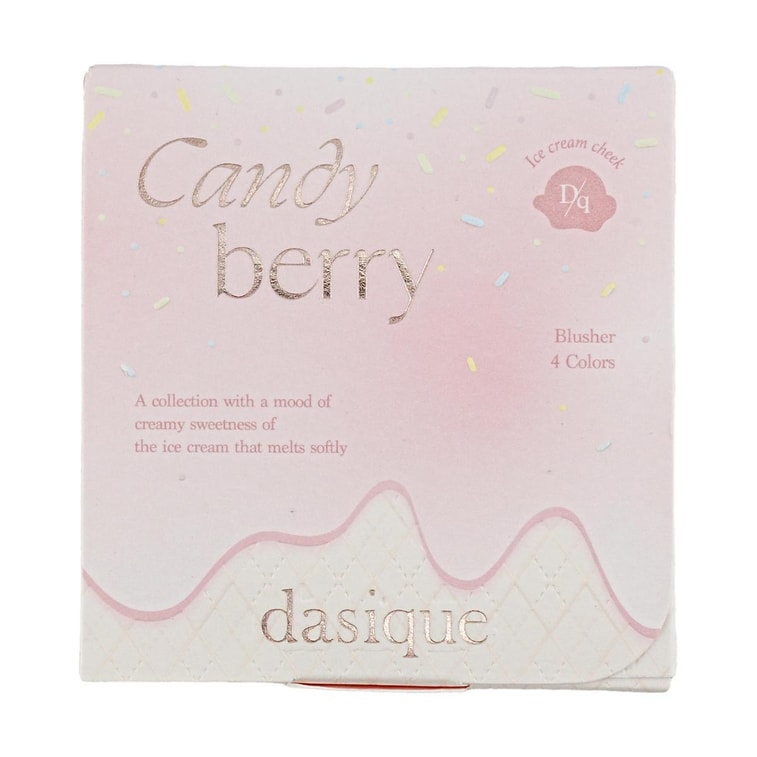 韩国DASIQUE代曦可 冰淇淋系列四色腮红 #07 Candy Berry 糖果冰淇淋盘 蜜桃色 10.4g 5