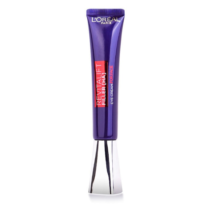 Hyaluronic Acid Water Gloss Plumping Eye Cream  Full Face Wrinkle Eraser  Massage Head  Purple Flatiron 1.01 fl oz