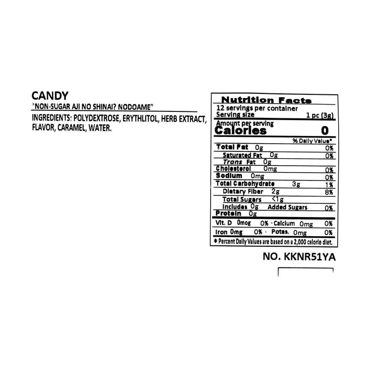 Non-Sugar Nodoame Candy,Cooling Herbal Mint Candy, 1.23 oz 4