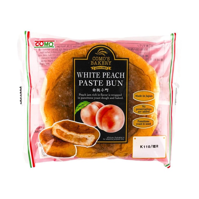 Bread White Peach Paste Pan 3.17 oz