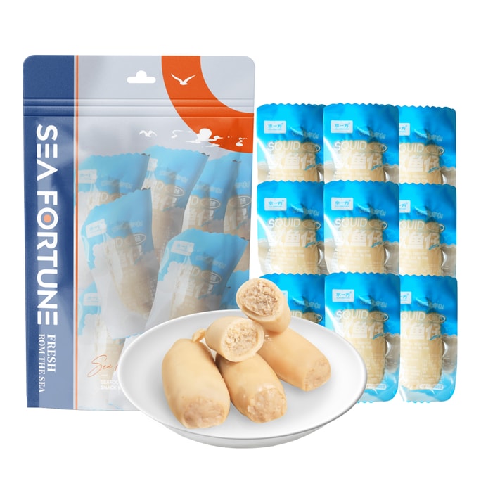 Squid Fish roe ready-to-eat chewy Cuttlefish seafood Snack food Family breakfast Healthy snack Original 500g