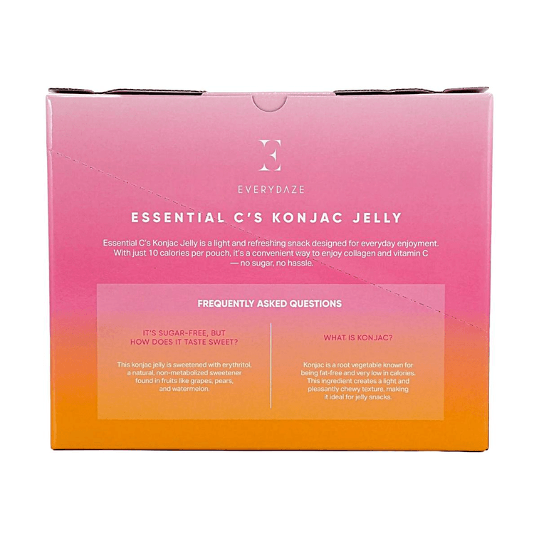 韓國EVERYDAZE 膠原蛋白維C魔芋果凍 純素零糖低卡瘦身美容 桃子口味 150ml*10支入【吃前捏一捏 冷藏後更好吃】 5