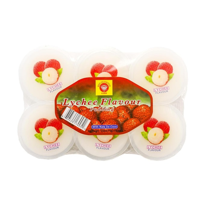 Lychee Pudding 3.5 oz*6