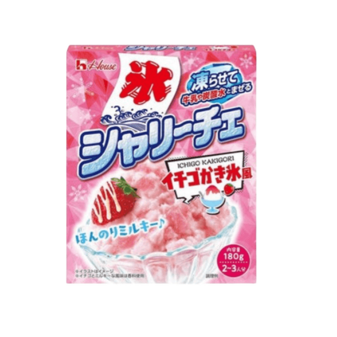 Strawberry shaved ice dessert 180g