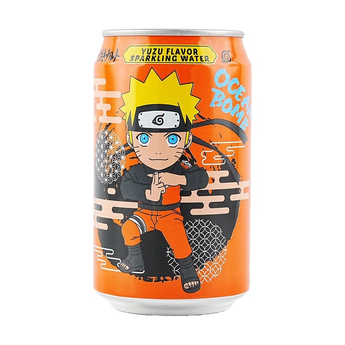 Naruto Shippuden Yuzu Flavor Sparkling Water  11.16 fl oz