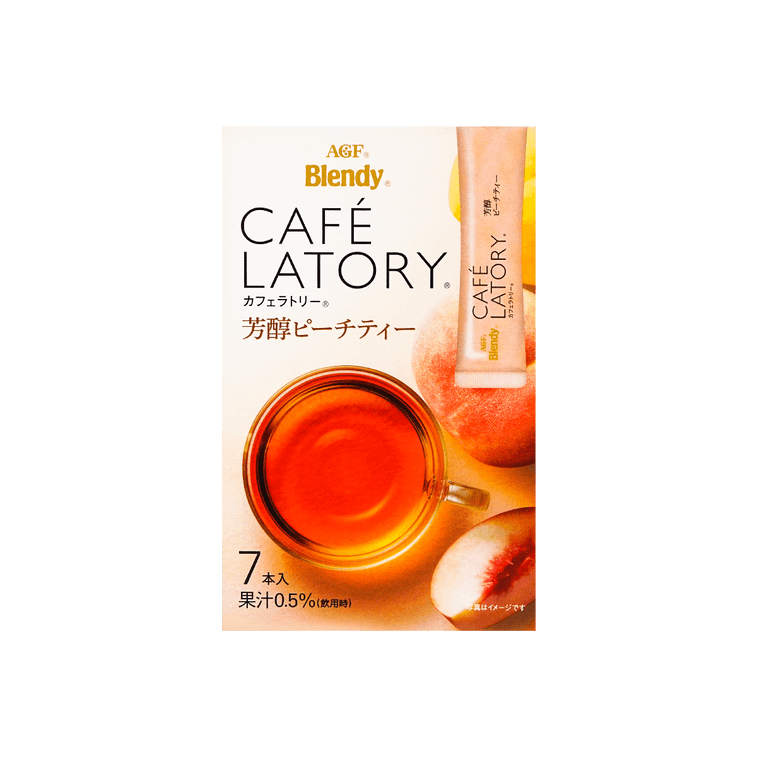 Cafe Latory Peach Fruit Tea - 7 Packets 14