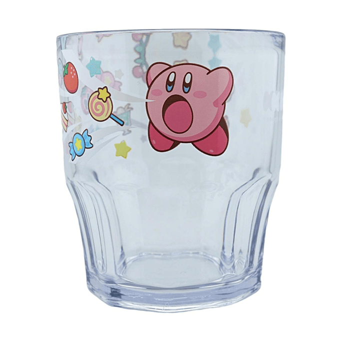 Kirby 아크릴 투명 컵 9.47 fl oz C-7 【귀여운 카툰】【내구성 및 깨짐 방지】