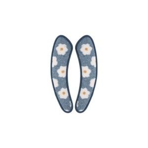 Cloud Velvet Toilet Pad Thickened Plush Four Seasons Universal Washable Blue/pair