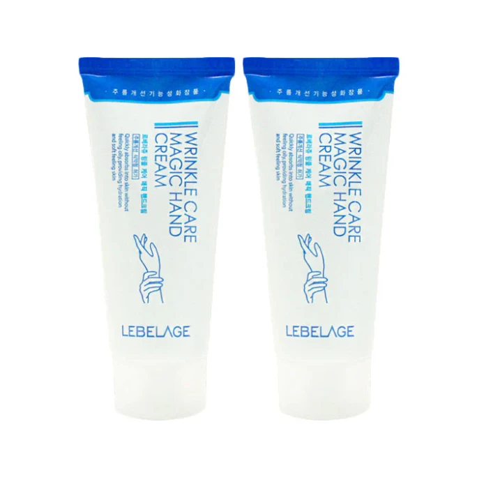 르벨라쥬 모이스처라이징 핸드크림(한국), 수분 공급 및 주름 개선 핸드크림, 100ml x 2개입, 보습 및 갈라짐 방지.