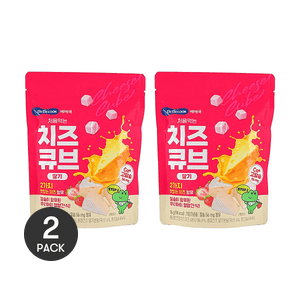Very First Cheese Cube, Strawberry, 0.56 oz *2【2 Packs】【Nutritious and Delicious】