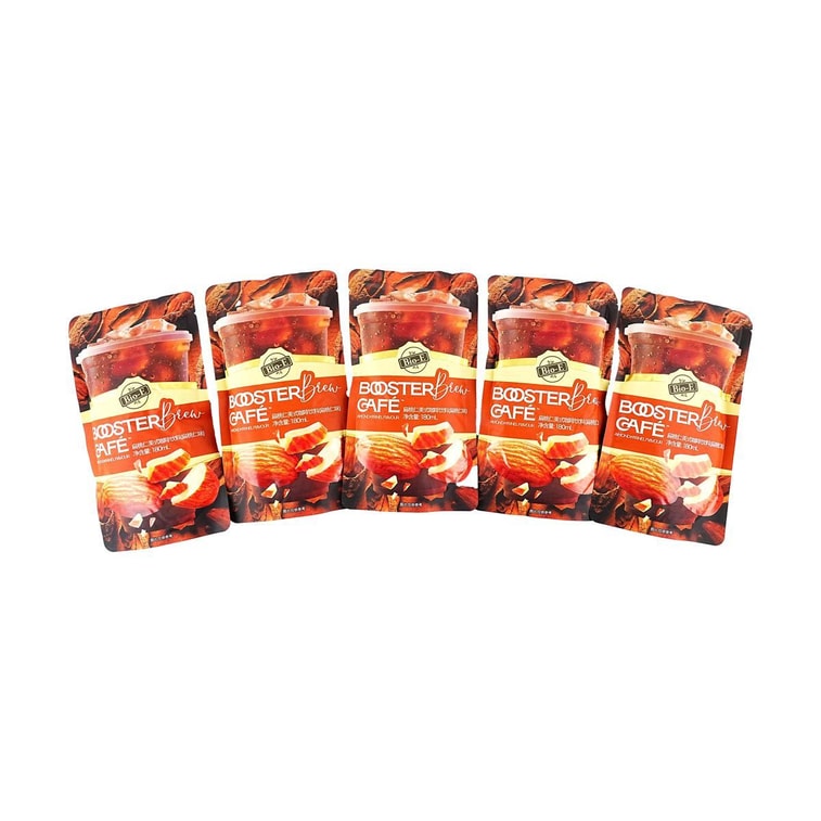 澳洲BIO-E 超燃口袋咖啡 液体黑咖啡美式 5包入 #扁桃仁美式咖啡 细腻坚果香 甜润丝滑【Angelababy同款】 4