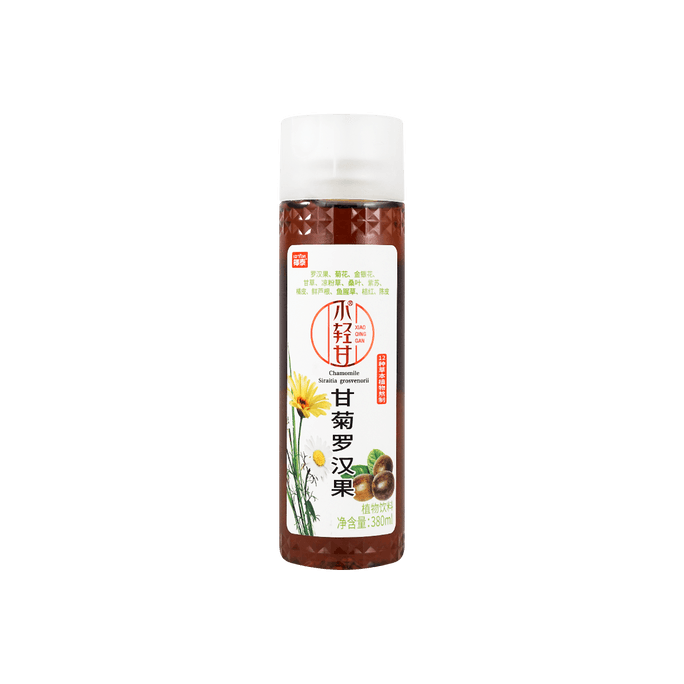 椰泰 小轻甘 甘菊罗汉果凉茶饮料 380ml