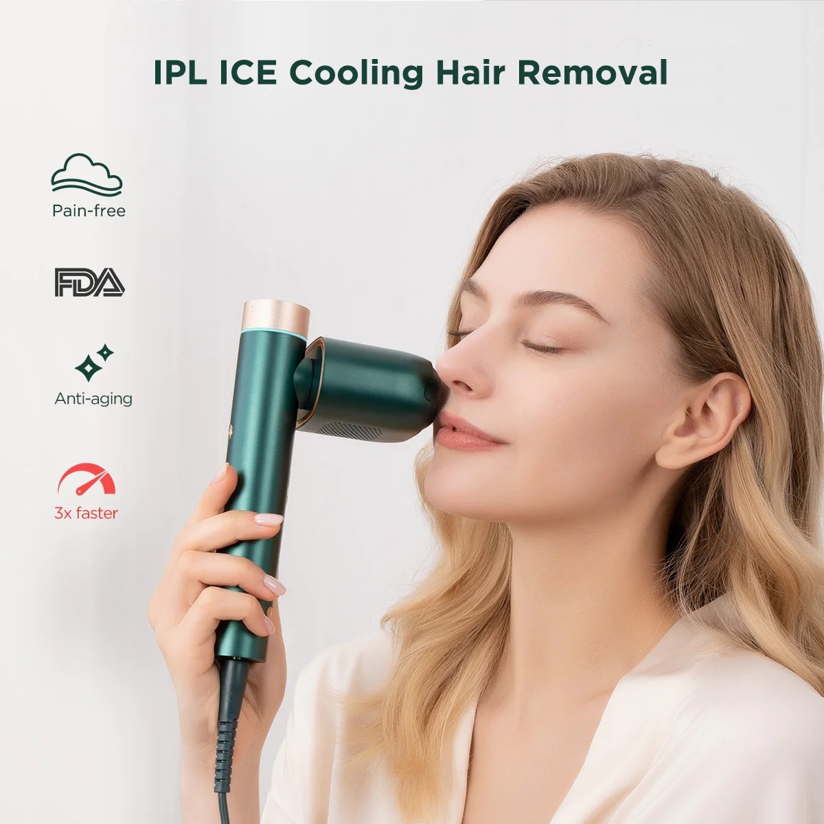 JOVS JOVS Venus Pro II Hair Remover + Skincare Painless Ice