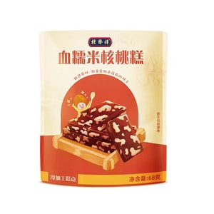 桂发祥 血糯米核桃糕  配料干净养生零食香甜软糯 68g