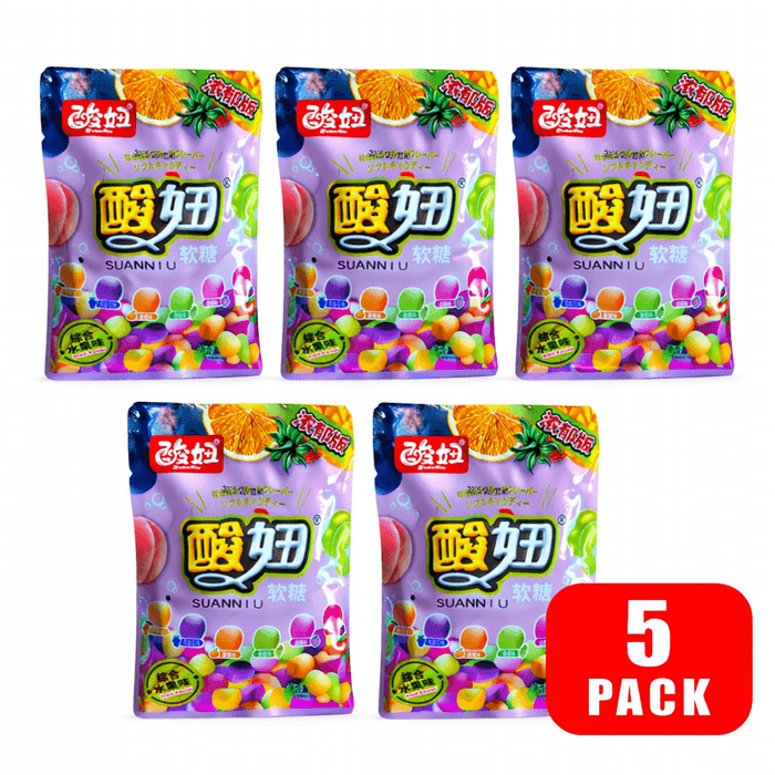 酸妞 水果味软糖25g*5包