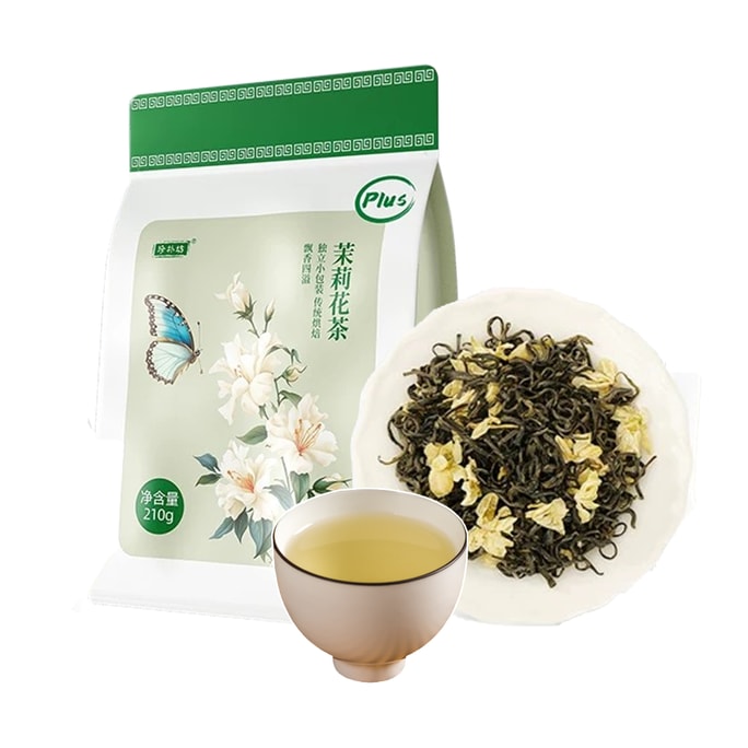 Zhen Pu Fang Jasmine Tea Independent Tea bag 210g Large Capacity