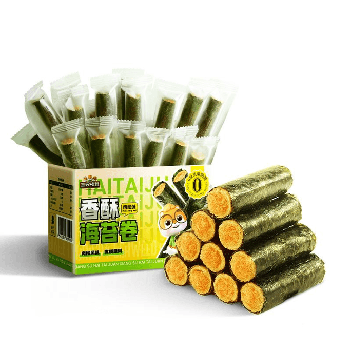 Crispy seaweed roll meat floss 160g*1 box