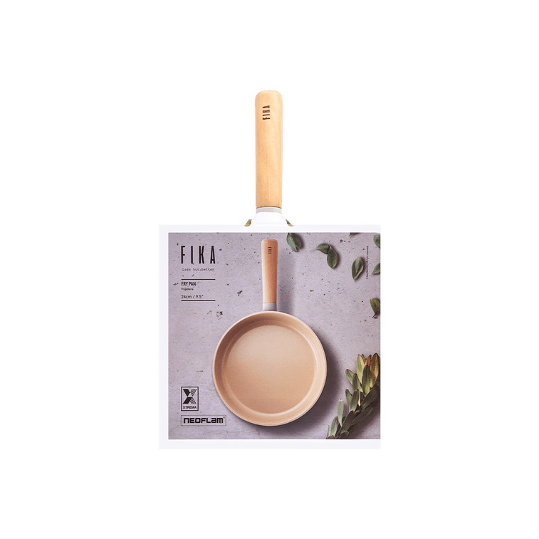 Fika、木製ハンドル付き9インチフライパン（9.4インチ） 5
