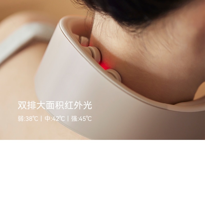 【中国直邮】 OLAYKS 颈椎按摩器肩颈按摩仪热敷脖子脉冲颈部按摩仪护颈仪 一个装