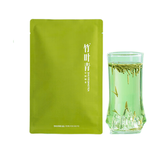 【中國直郵】 竹葉青 綠茶 峨眉山茶特級45g 2026春茶明前茶 袋裝茶葉
