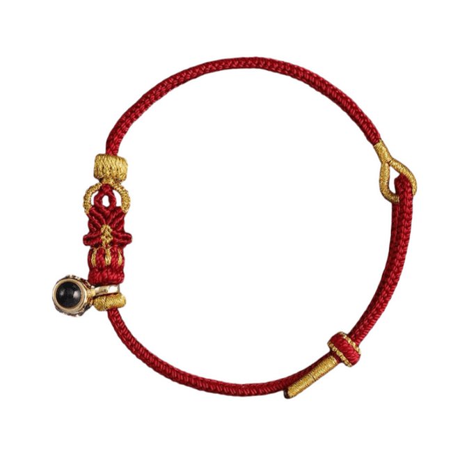 普陀山 八大守护神转运珠 · 虚空藏菩萨【生肖狗猪】 2026男女同款编织手绳 手围14-20cm 1件