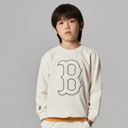 韩国 MLB Korea 无性别儿童基本大标志套头衫 波 110