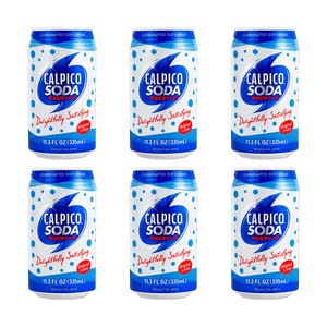 日本CALPICO可尔必思 乳酸菌碳酸饮料 苏打汽水 原味 335ml*6【6罐装】