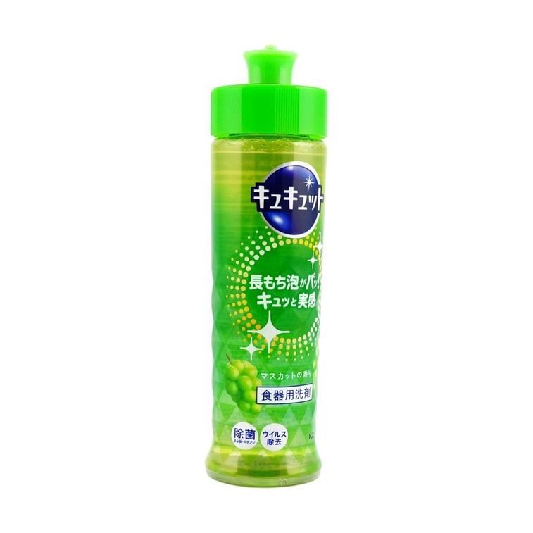 카오 쿠쿠티 과일, 채소 및 식기용 주방세제, 포도향, 210ml 3