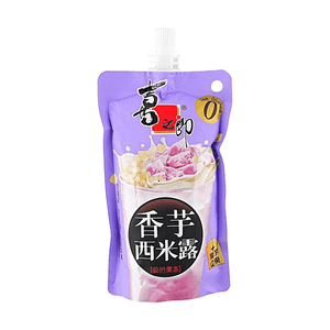 Taro & Sago Flavored Jelly 5.29 oz 【Squeezable Jelly】【With Konjac Pieces】
