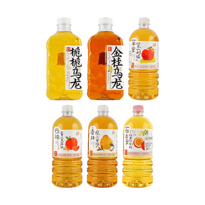 Gardenia Oolong Tea+Osmanthus Oolong Tea+Apple Jasmine Fruit Tea+Grapefruit Golden Bud Tea+Pomelo Oolong Tea+Passion Fruit Jasmine Fruit Tea 188.66 fl oz【6 Flavors 6 Combo Packs】【0 Sugar 0 Fat】