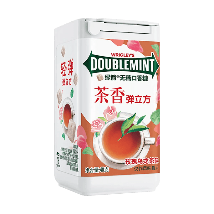 Doublemint Chewing Gum , Rose Oolong Flavor , 1.23 oz