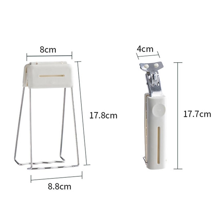 Ensemble de 2 pinces pour bol et assiette résistantes à la chaleur Gris Chaud Conception antidérapante 5