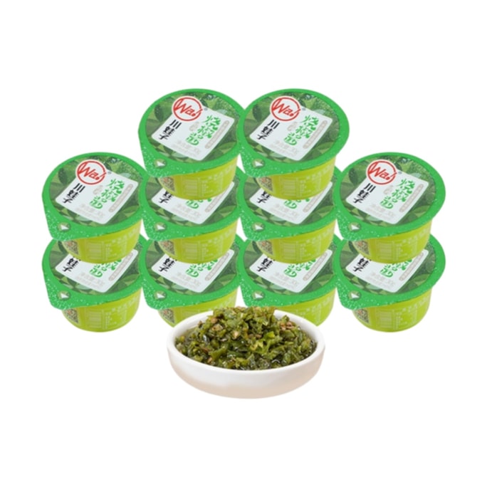 【山姆爆款】川娃子 燒椒醬 獨立小包裝 辣 青椒 辣椒醬 拌麵醬 下餐 30g 1份(10盒裝)