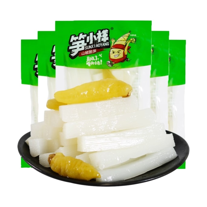 Bamboo shoots small sample of crispy bamboo shoots 25g*3 bags