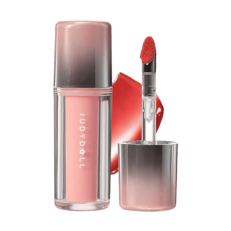 Ice Iron 2.0 Upgraded Mirror Lip Glaze Long-Lasting Transfer-Resistant Lip Gloss Moisturizing Lip Serum Smooths Lip Lines #13 Crystal Clear Water【Low-Saturation Icy Sheer Nude Milk Tea Shade】 7
