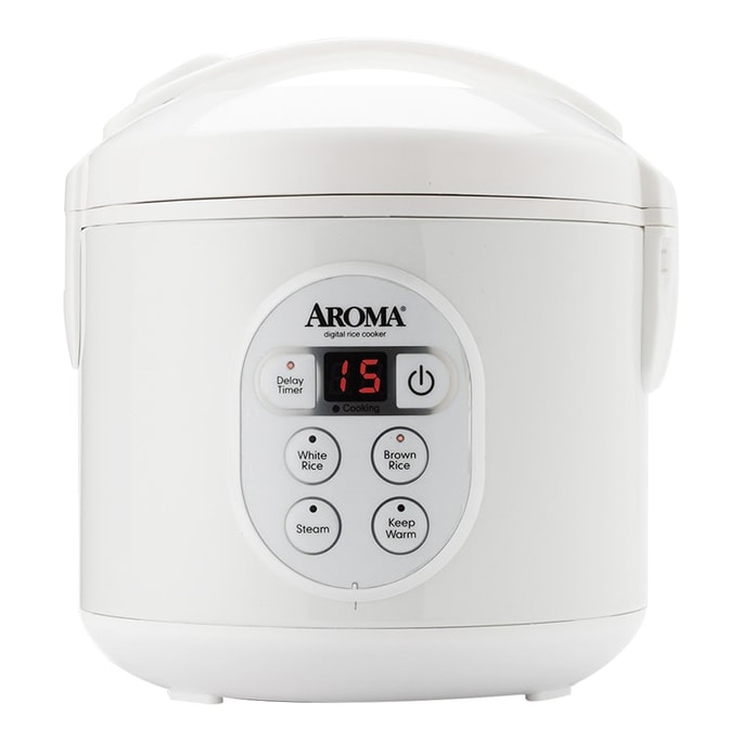 Digital Rice Cooker and Food Steamer 8-Cup Cooked Rice ARC-914D