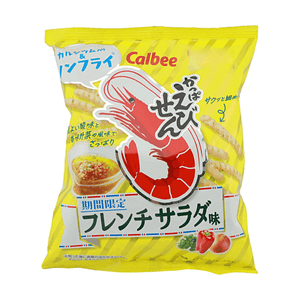 日本卡樂比Calbee 蝦條 法式沙拉味 64g 【期間限定】【非油炸】【含鈣】