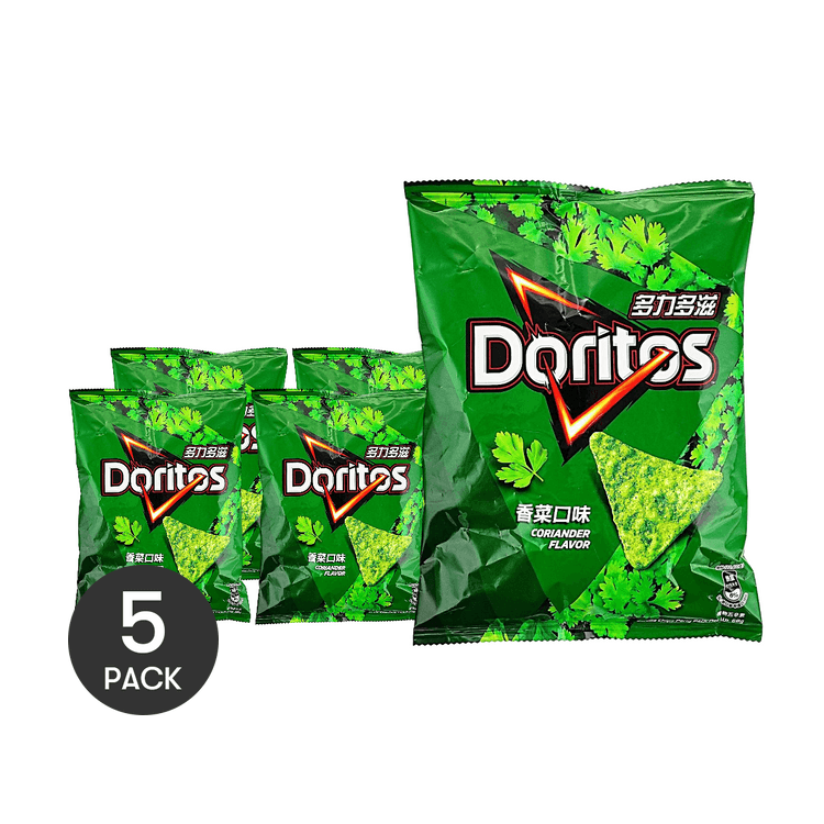 Doritos Corn Chips , Coriander Flavor, 2.4 oz *5【5 Packs