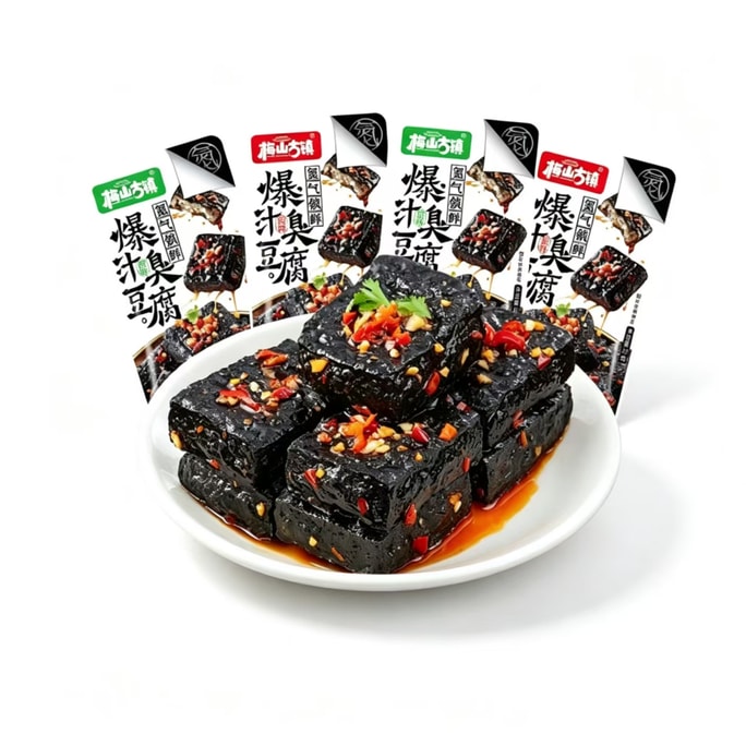 [육즙 팡팡 취두부] 인기 두부 스낵 20g*10개입 (약 200g) 마늘&매운맛 혼합, 입 심심할 때 딱 좋은 맛있는 간식