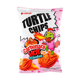 Turtle Chips Carbonara Hot Chicken Flavor 5.64 oz