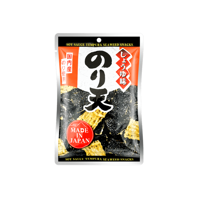 Shoyu Noriten - Soy Sauce Tempura Seaweed Snacks, 1.4oz