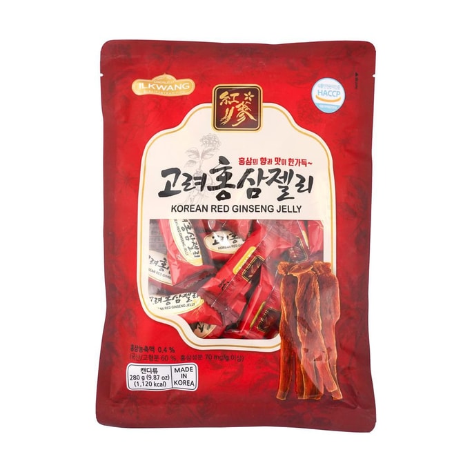 韓國ILKWANG 高麗紅參軟糖 280g