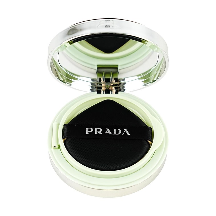 PRADA普拉达 尼龙气垫 全新气垫粉底液 高遮瑕持久 不脱妆 干净柔焦 妆感似肤感 SPF50+·PA+++ 12g #LC5 白皙色【HOT】 13