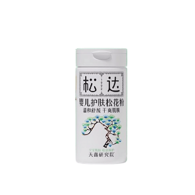 【中国直邮】 松达 松花粉痱子粉 婴儿专用新生婴幼儿爽身粉52g/瓶