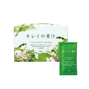 【日本直邮】POLA宝丽 大麦若叶青汁酵素 樱花蜜补充纤维素钙30包