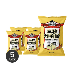 满小饱 三秒响铃卷 12g *5【5份超值装】【三秒吸汁】【蓬松酥脆】